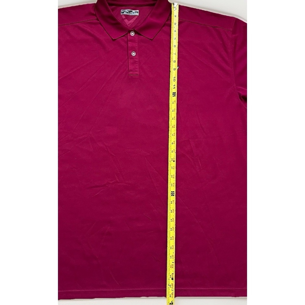 Callaway Golf Polo Opti Dri Dark Purple/red Short Sleeve Shirt Mens 3XL - Picture 4 of 8